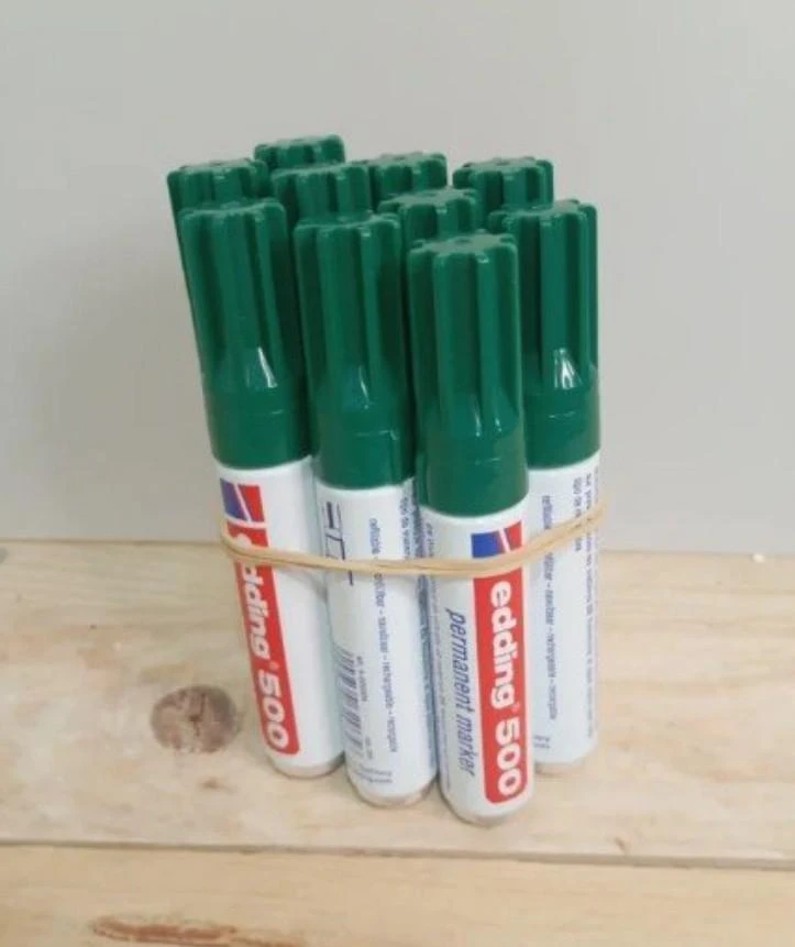 Pack 10 Edding 500 Groene Markeerstiften – photo 5